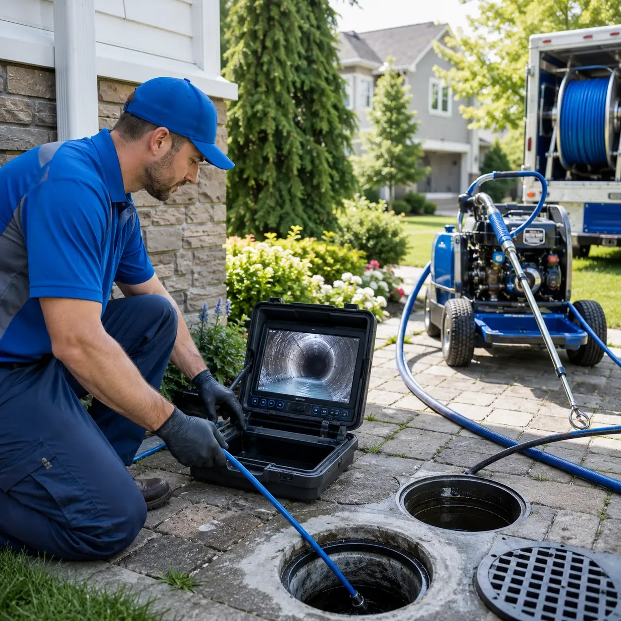 Outdoor drain cleaning professionals serving Nashoba, OK